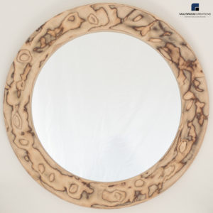Birch Ply Contour Lines Mirror