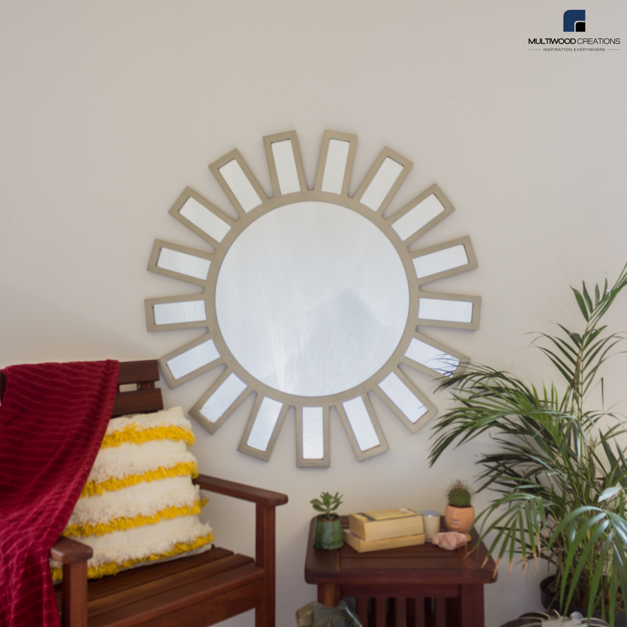 Square Round Mirror - Image 2