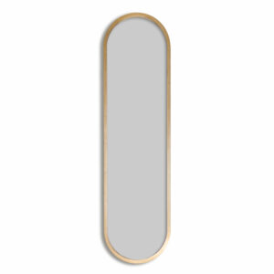 Thin Pill Mirror German Silver