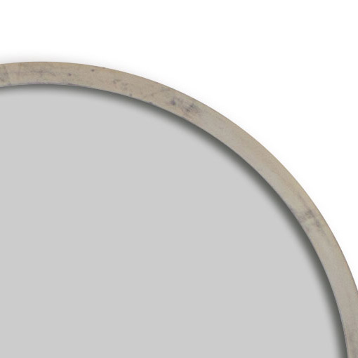 Thin Round Mirror Silver - Image 3