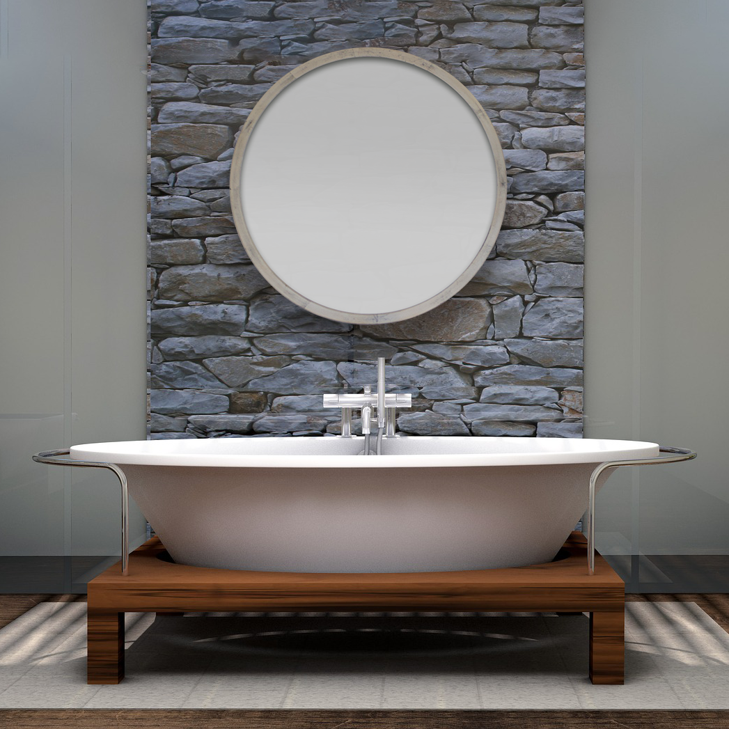 Thin Round Mirror Silver - Image 2